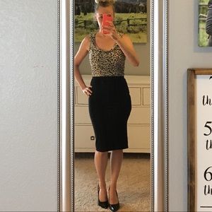 Ann Taylor Giraffe Print Top